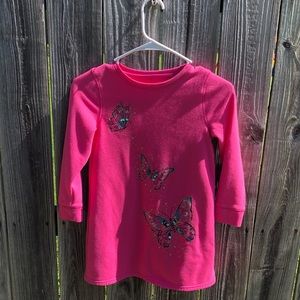 Sonoma Sparkle & Shine Girls Fleece Dress